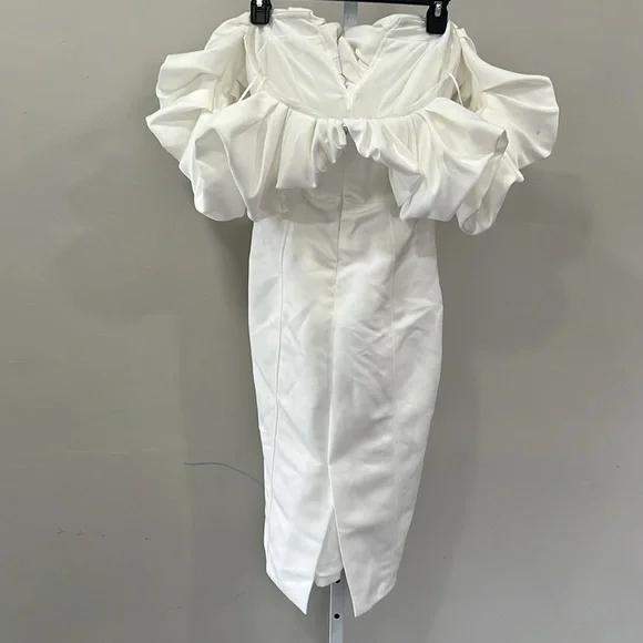 Line & Dot Samara Dress in Off White